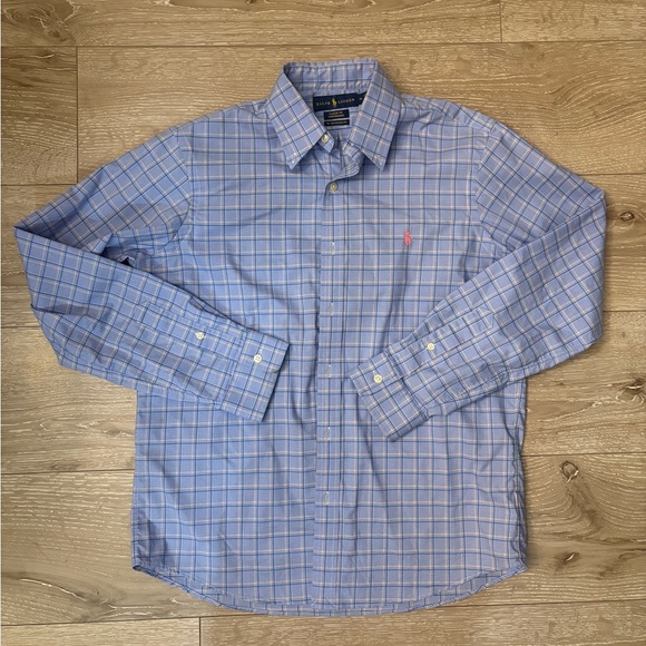 Ralph Lauren Other - Ralph Lauren Light Blue Plaid Men's Shirt